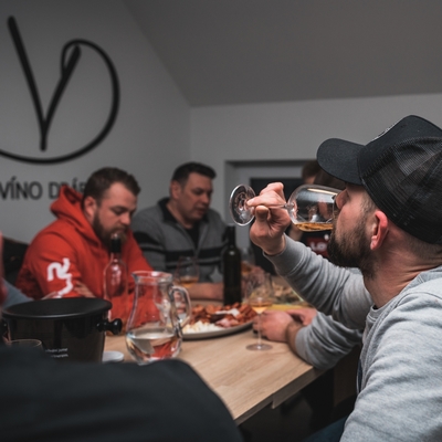 Představení vín kolegům z Vinaři z Čejkovic