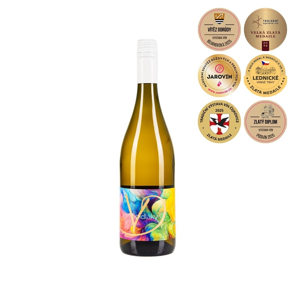 spidlaky 2024 frizzante polosuché vino drabek vitez bile odrudy sampion zlata medaile jarovin cuvee