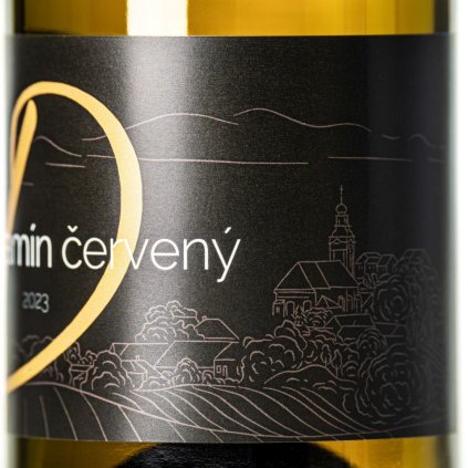 tramin cerveny 2023 polosladke cejkovice vino drabek zlata medaile bile kostel vinice panorama