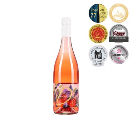 zweigeltrebe rose 2024 zlata medaile vino drabek cejkovice polosladke ruzove