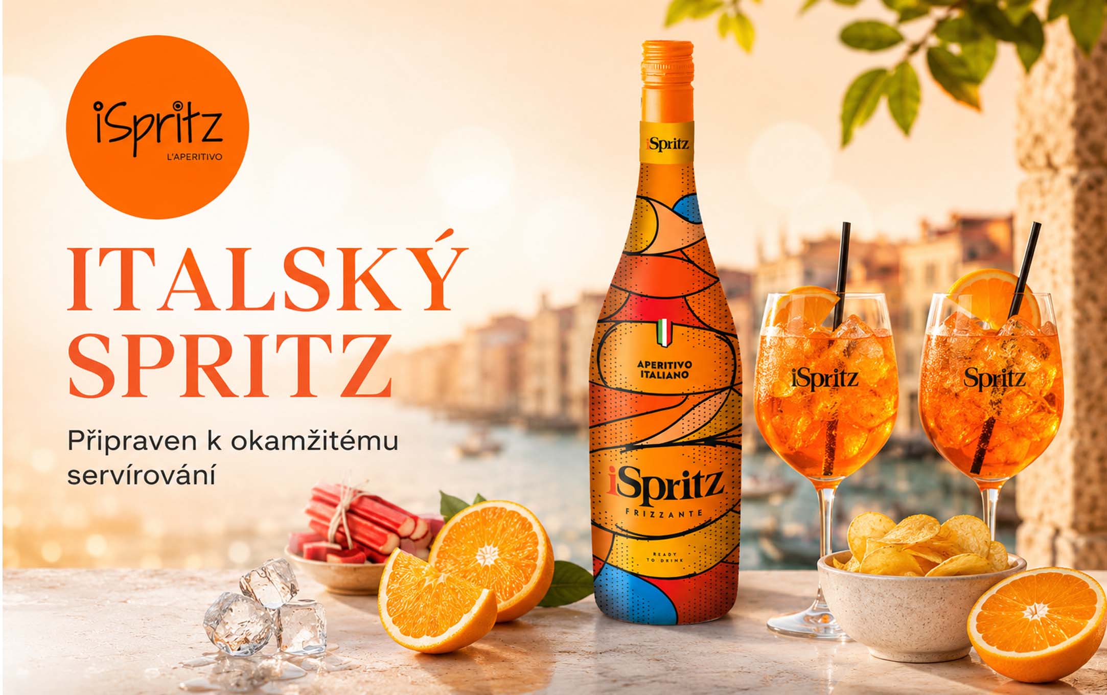 iSpritz Riondo – italský aperitiv připravený k okamžitému servírování