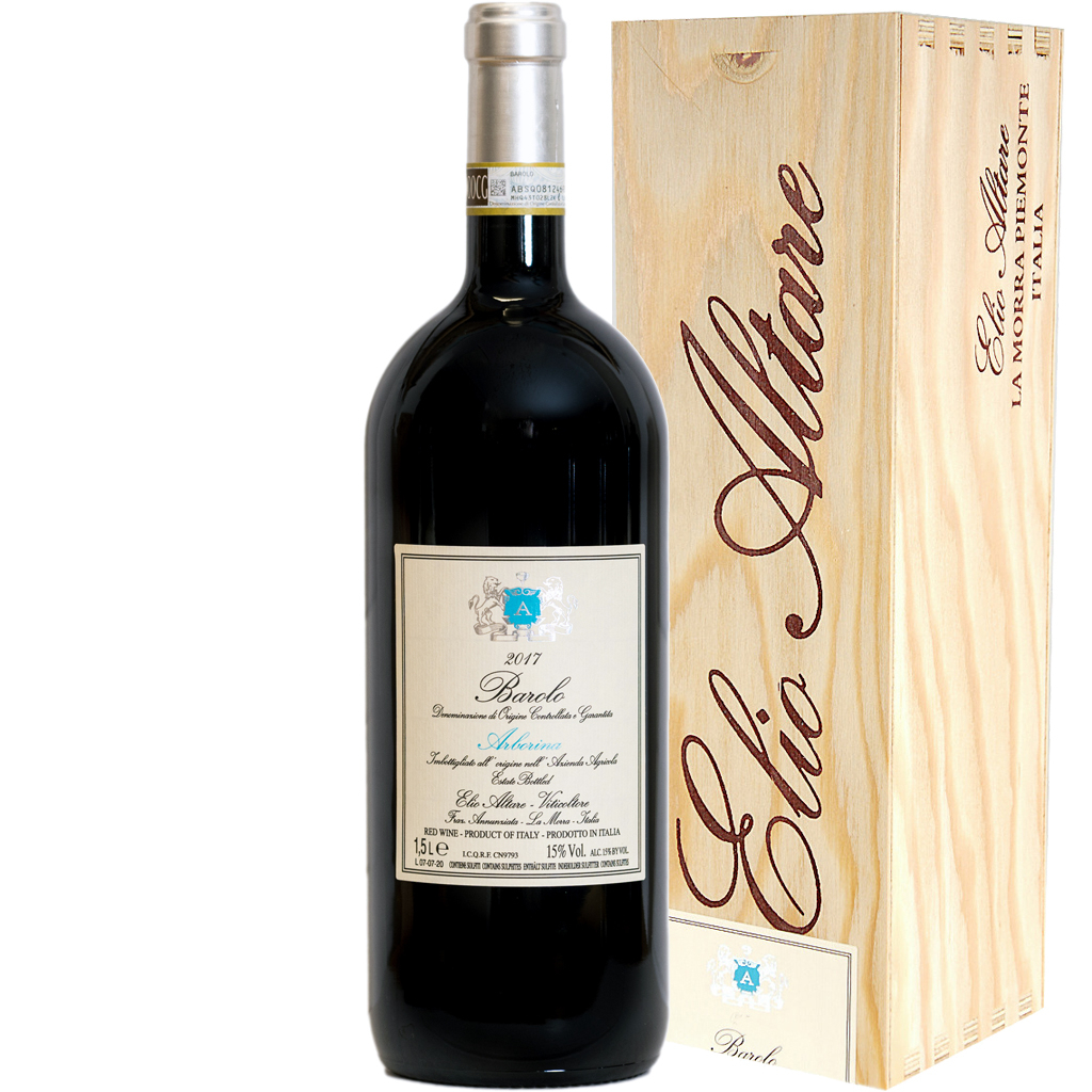 L Barolo Arborina Elio Altare 2017 magnum 1,5 L 1500 ml wooden case Wine of Italy Michal Procházka Vinotéka Klánovice