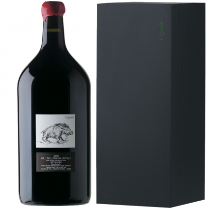 L 3000ml Cignale black box double magnum Castello di Querceto Wine of Italy Michal Procházka Vinotéka Klánovice