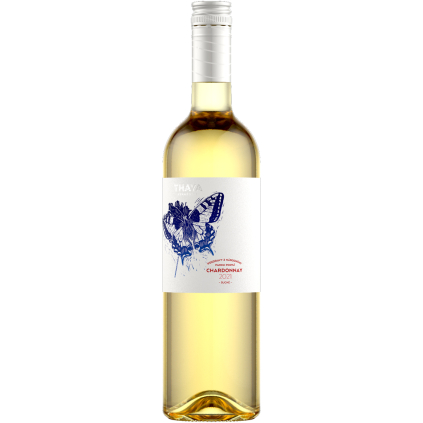L Chardonnay 2021 Thaya pozdní sběr suché Pozdravy z národního parku Wine of Czech Republic Michal Procházka Vinotéka Klánovice
