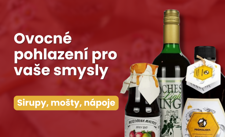 sirupy mošty