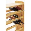 Regál na víno, na 36 lahví, odstín Lazur kaštan, 91x63x27 cm 03