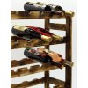 Regál na víno, na 42 lahví, Rustikal, 102x62,5x25 cm 04