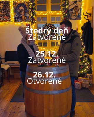 POČAS VIANOC TAKTO Vidíme sa opať na Štefana. A pak celý týždeň až po troch kráľov. Pekné sviatky všetkým!🎄✌️