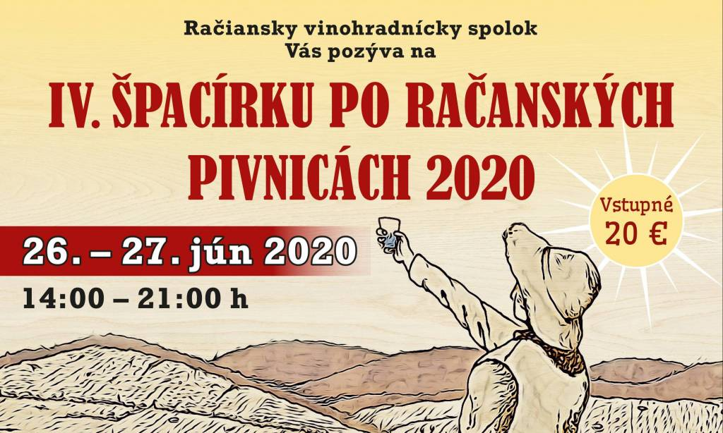 IV. ŠPACÍRKA PO RAČANSKÝCH PIVNICÁCH 2020