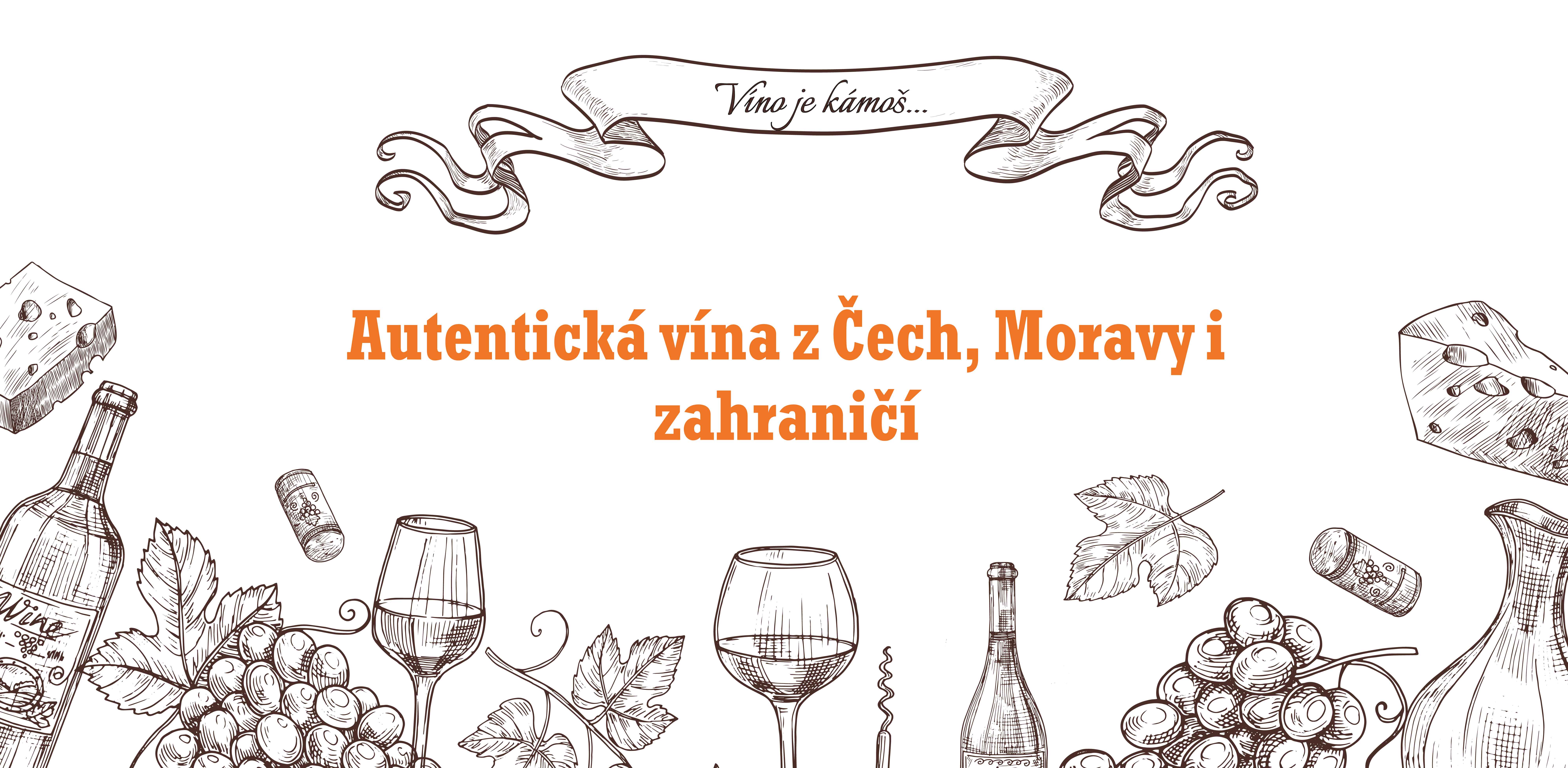 Autentická vína z Moravy a Čech