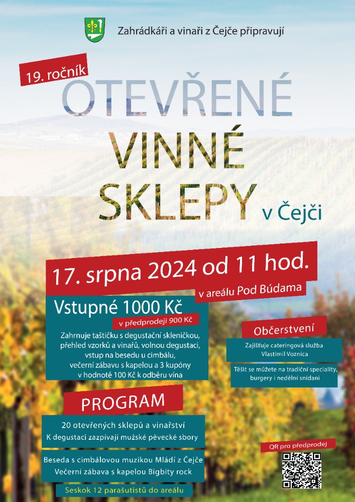Otevřené vinné sklepy 17. 8. 2024