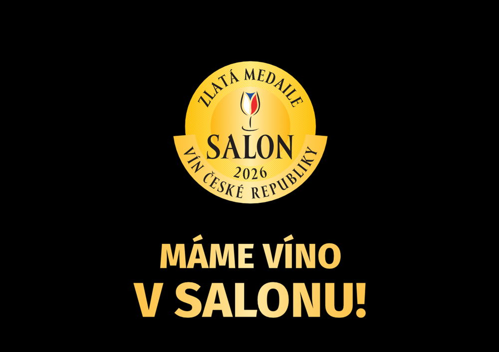 Máme dvě zlaté medaile v Salonu vín ČR 2026!