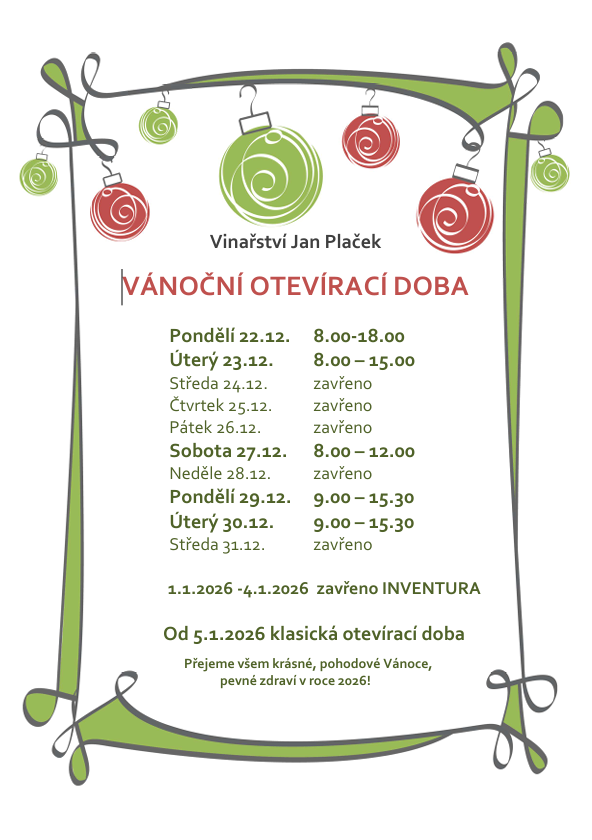 Vánoční otevírací doba