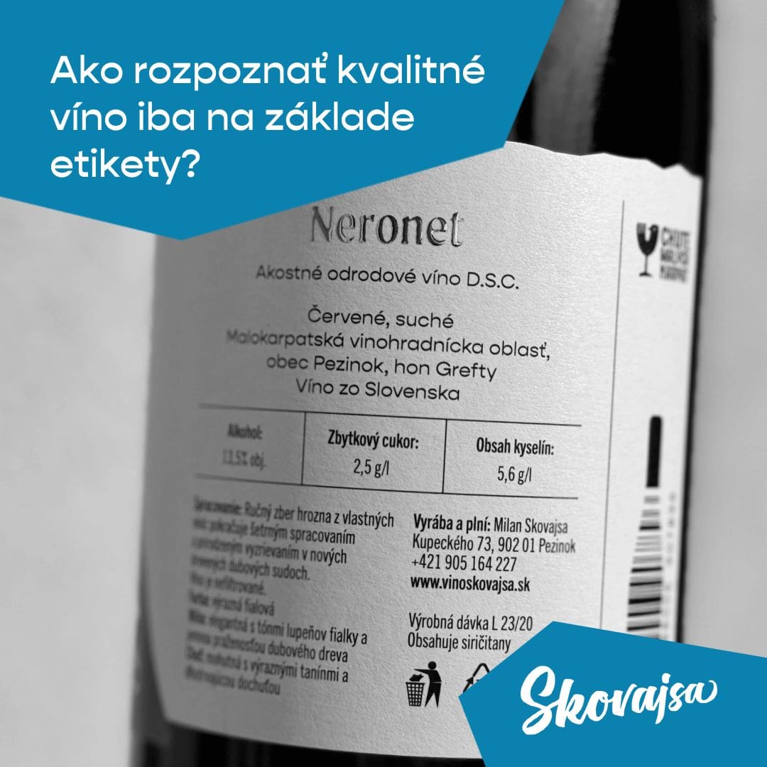 Ako rozpoznať kvalitné víno iba na základe etikety?