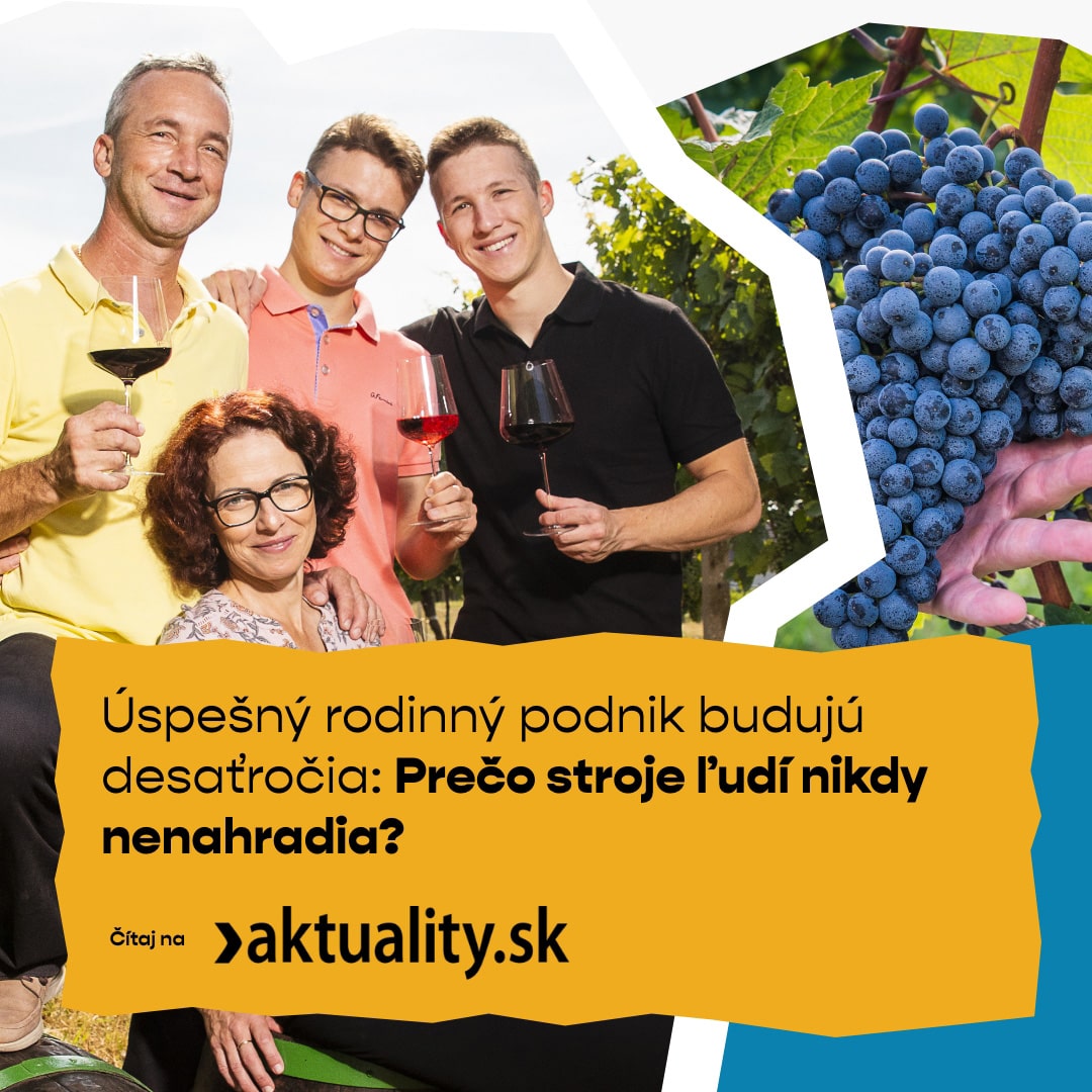 AKTUALITY.SK - Pezinské vinárstvo Skovajsa: Prečo stroje ľudí nenahradia?