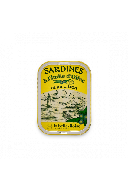 sardines a l huile d olive et au citron 4 boites de 115g