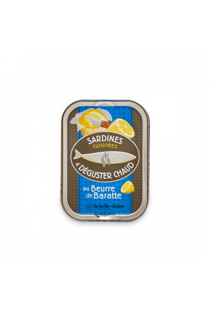 sardines cuisinees a deguster chaud au beurre de baratte 3 boites de 115g
