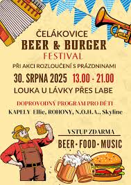 Beer burger festival Čelákovice 30.8.2025