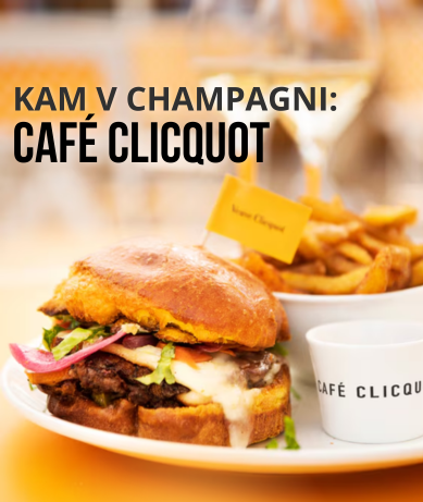 Kam v Champagni: Café Clicquot