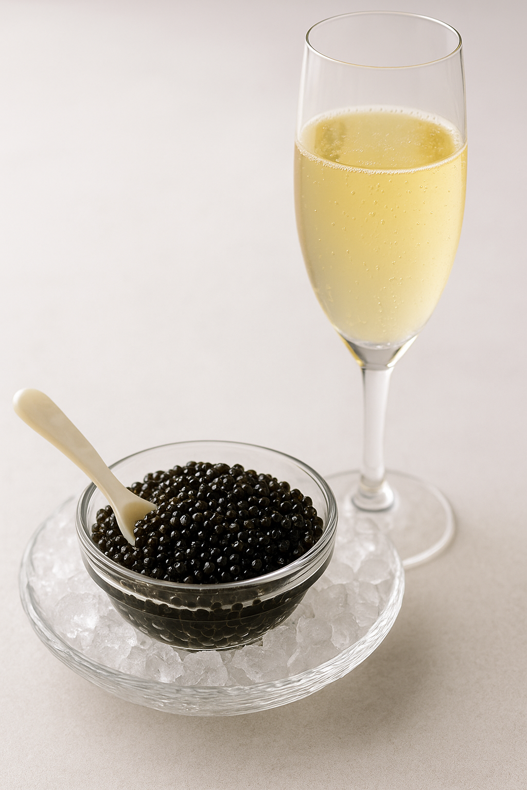 Champagne-caviar