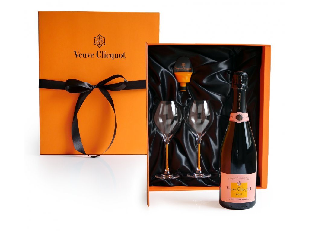 Veuve Clicquot Ponsardin Veuve Clicquot Rosé (0,75l) Dárkový set