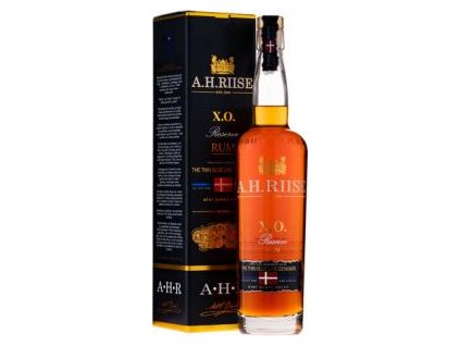 A.H. RIISE XO Thin Blue Label 0,7l 40% (0,7l) v dárkové krabičce