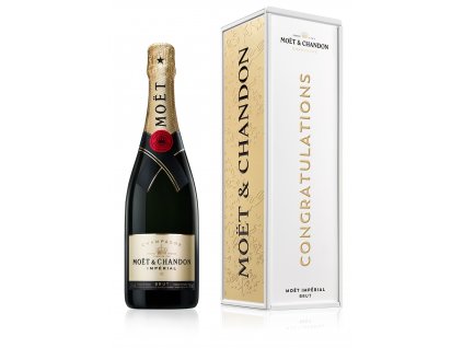 1105679 1105630 Moët & Chandon Impérial Bru t CONGRATULATIONS Gift box 2024 75cl