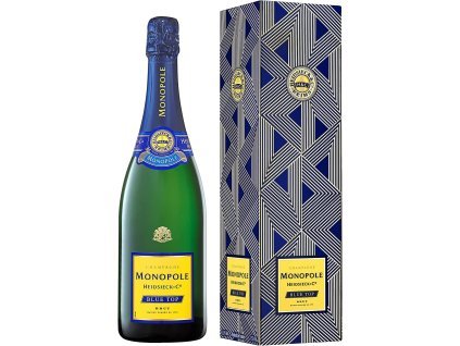 HEIDSIECK & CO MONOPOLE BLUE TOP BRUT (0,75l) v dárkové krabičce