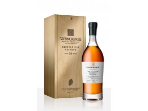 GLENMORANGIE TRUFFLE OAK RESERVE 26 YO (0,7L) V LUXUSNÍ DŘEVĚNÉ KRABIČCE