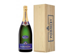 POMMERY BRUT ROYAL 150 CL + CAISSE BOIS BD