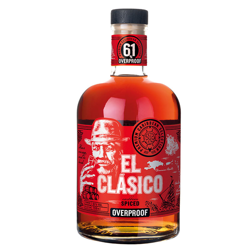 El Clásico Spiced Overproof 61% (0,7l)