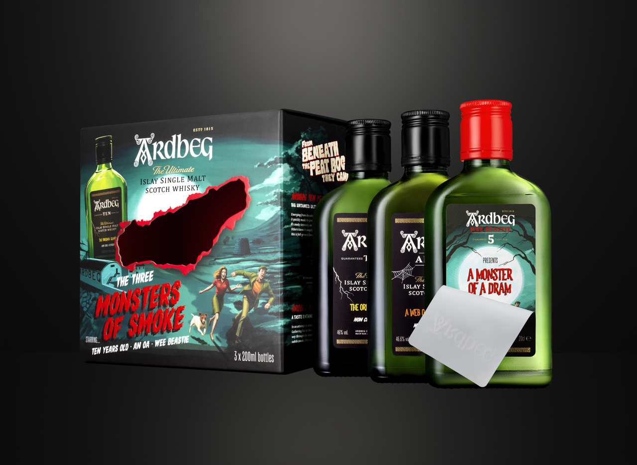 Ardbeg Monster Pack (3x0,2l) v dárkové krabičce