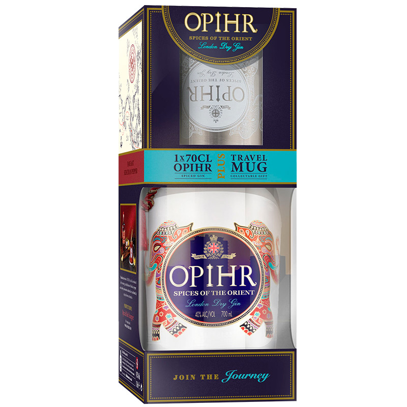 OPIHR Original Spiced London Dry Gin (0,7l) v dárkové krabičce s hrníčkem