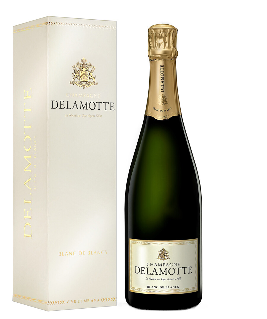 Delamotte Blanc de Blancs (0,75l) v dárkové krabičce