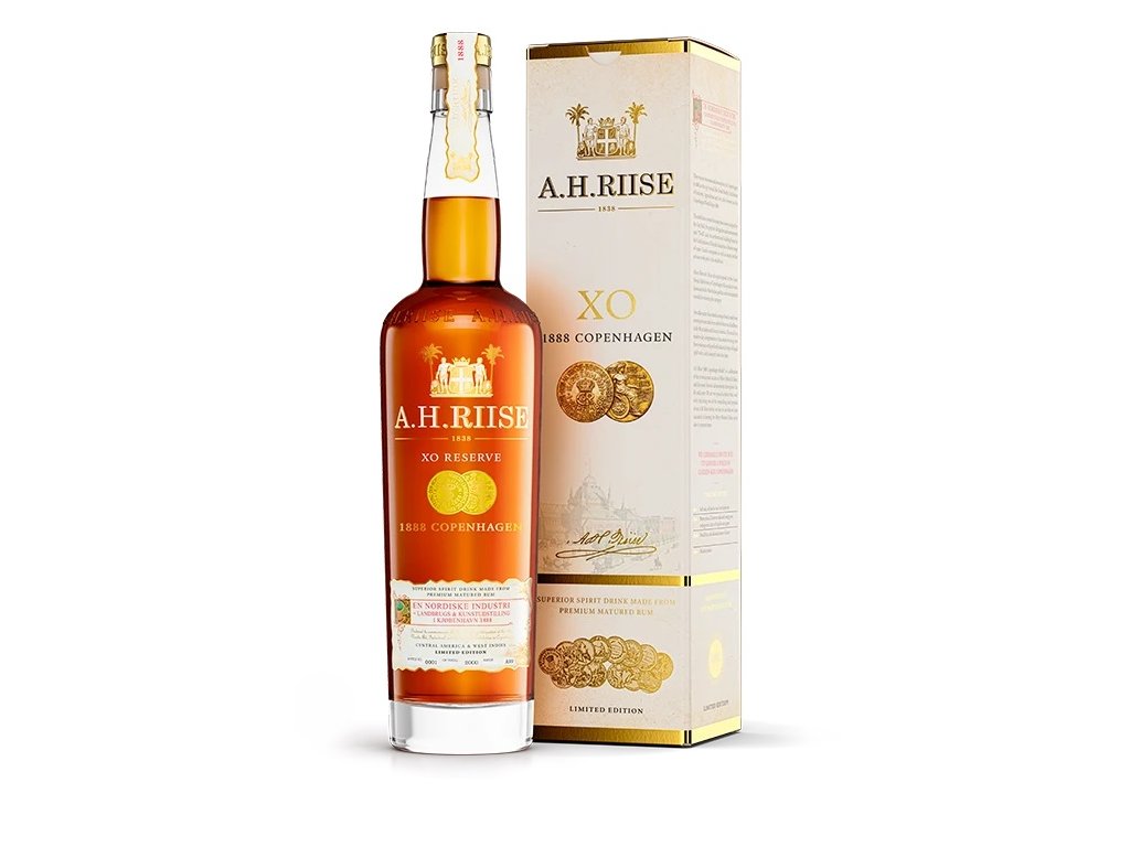 A. H. Riise 1888 Copenhagen Gold Medal Rum 40% 0,7 l (holá láhev)