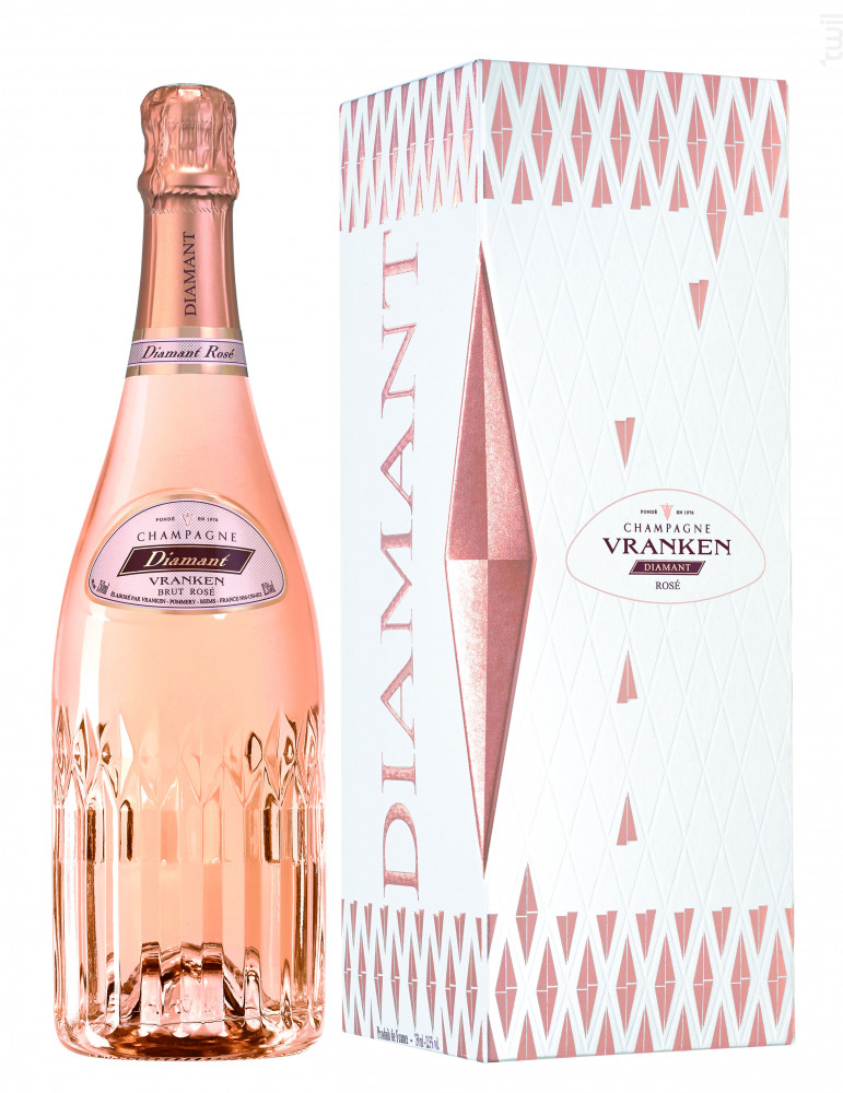 Demoiselle Vranken Vranken Diamant Rosé (0,75l) v dárkové krabičce