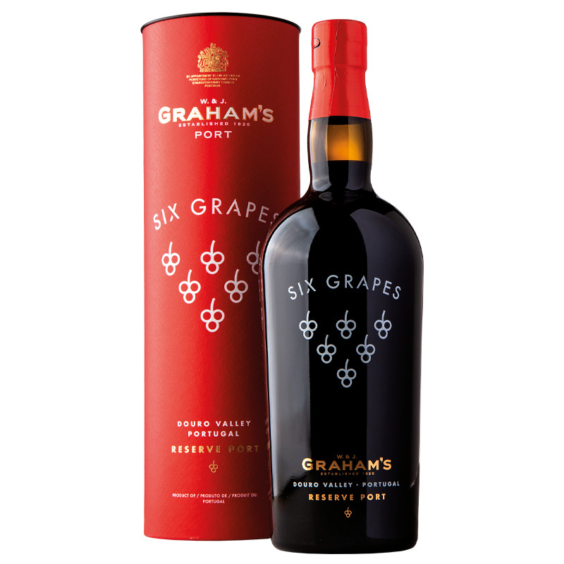 Graham's Six Grapes Ruby Reserve Port (0,75l) v dárkové tubě