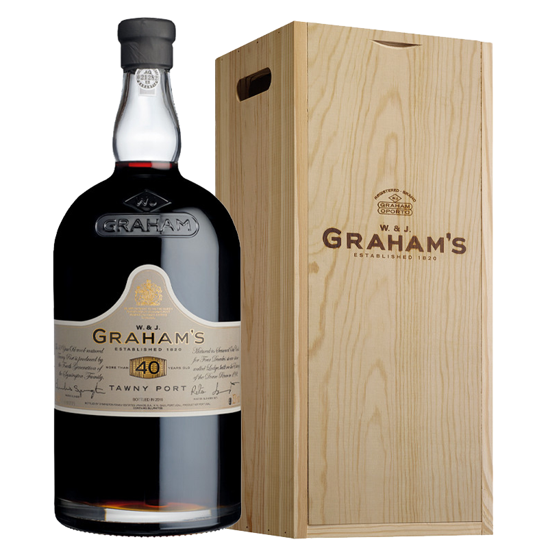 Graham's Tawny Port 40 Years Old (4,5l) v dřevěné krabičce