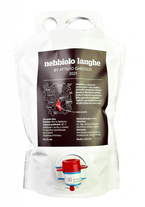 Attilio Ghisolfi Langhe Nebbiolo DOC 2021 Bag in box (1,5l)