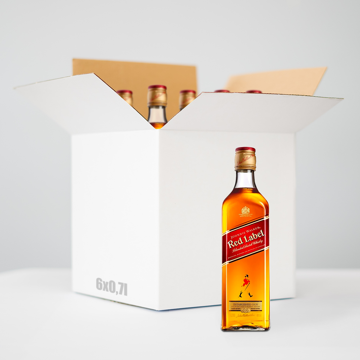 Božkov Johnnie Walker Red Label (6x0,7l) Karton