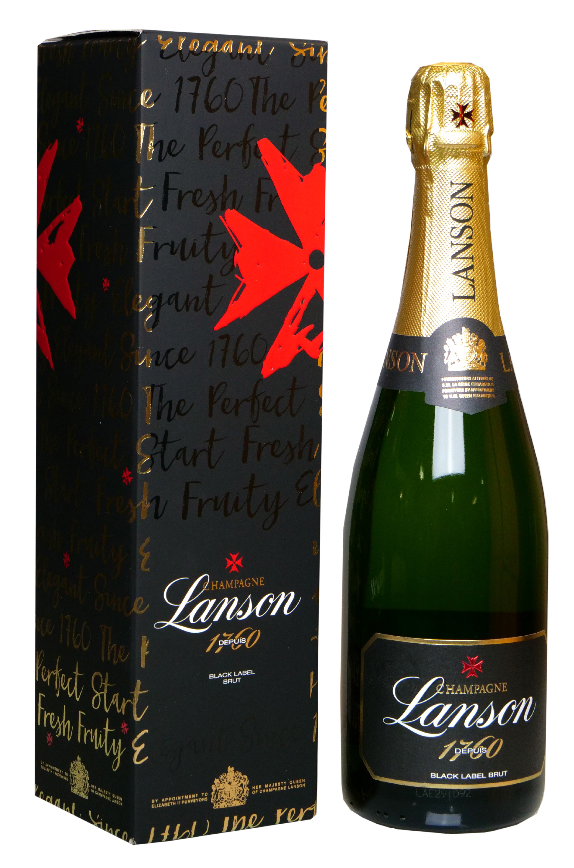 Lanson Black Label Brut (0,75l) v dárkové krabičce