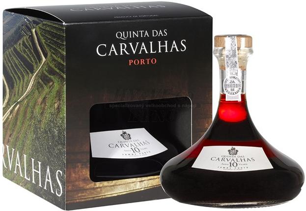 Royal O'Porto Quinta das Carvalhas 10YO (0,75l) v karafě a dárkové krabičce