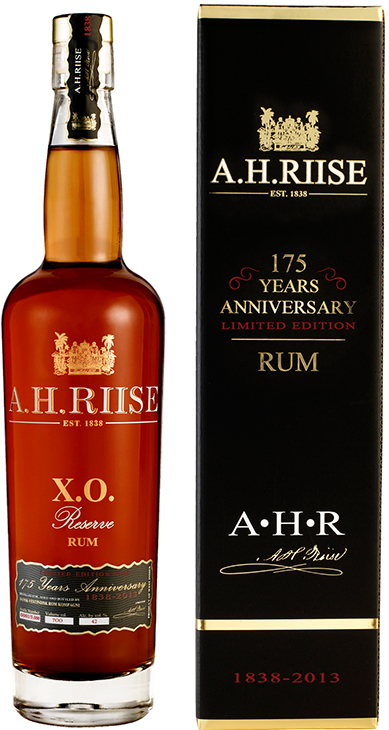 A.H. RIISE X.O Reserve Anniversary 175 YO (0,7l) v dárkové krabičce