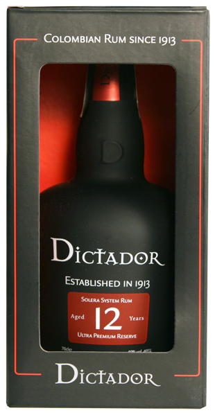 Destileria Colombiana Dictador 12 YO, Gift box, 40%, 0,7l