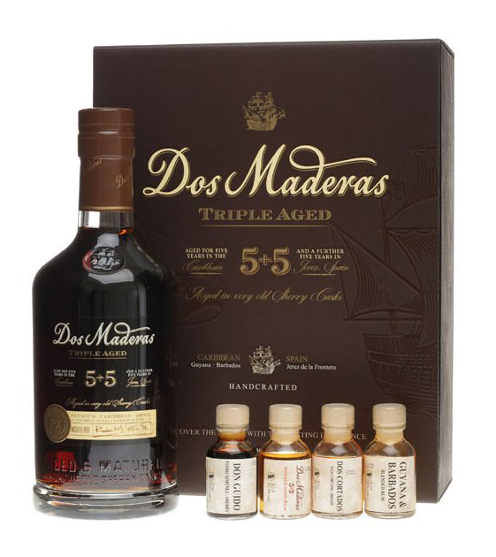 Dos Maderas P.X. 5+5 (0,7l) degustační sada v dárkové krabičce