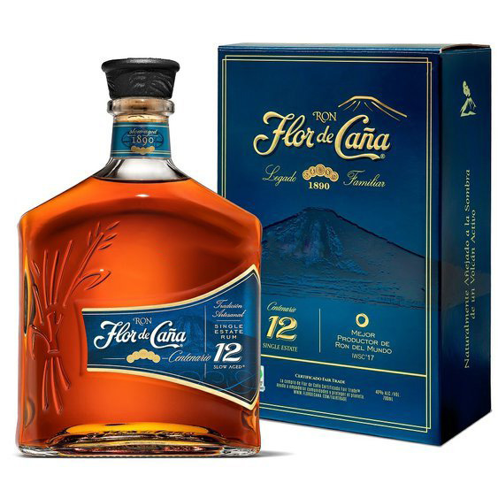 Flor de Cana Centenario 12 Y.O. (0,75l) v dárkové krabičce