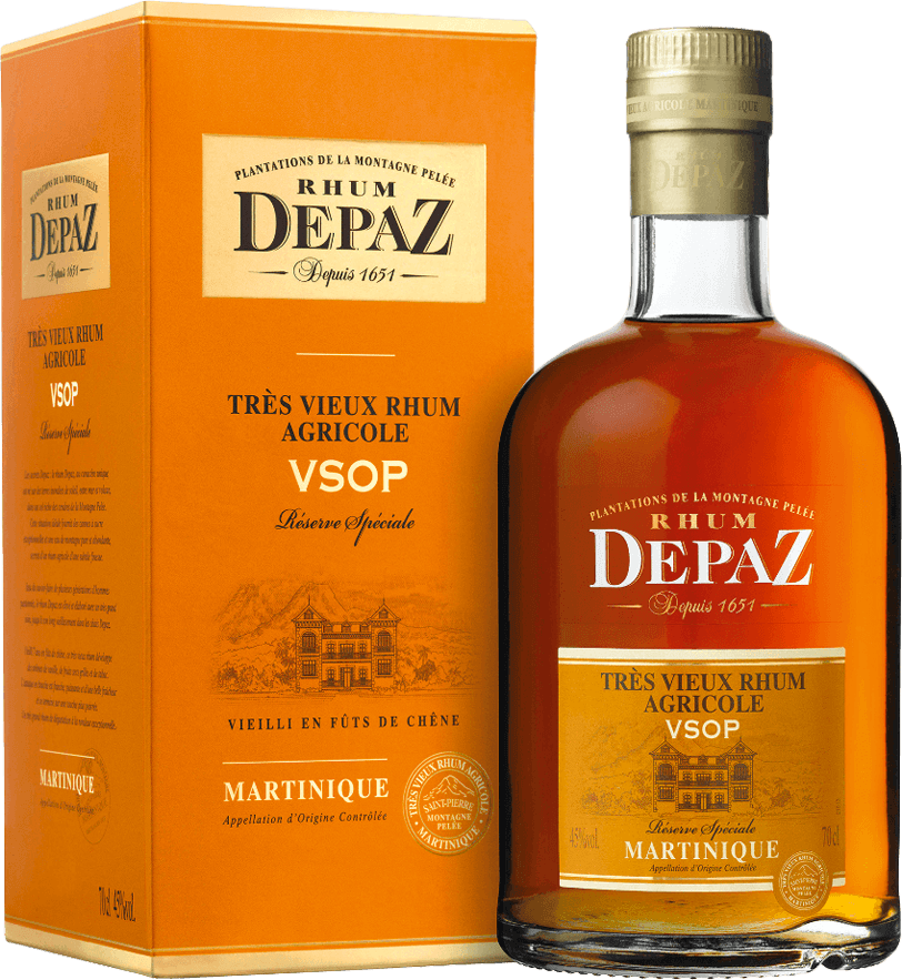 Depaz VSOP Réserve Spéciale rum (0,7l) v dárkové krabičce