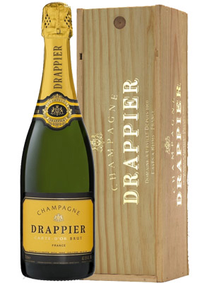 Drappier Carte d’Or Brut Jéroboam (3l) v dřevěné krabici