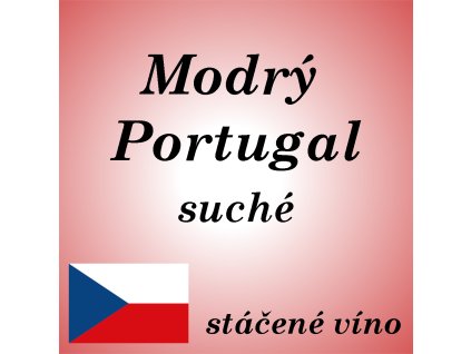 modrý portugal stáčené