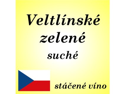 Veltlínské zelené stáčené